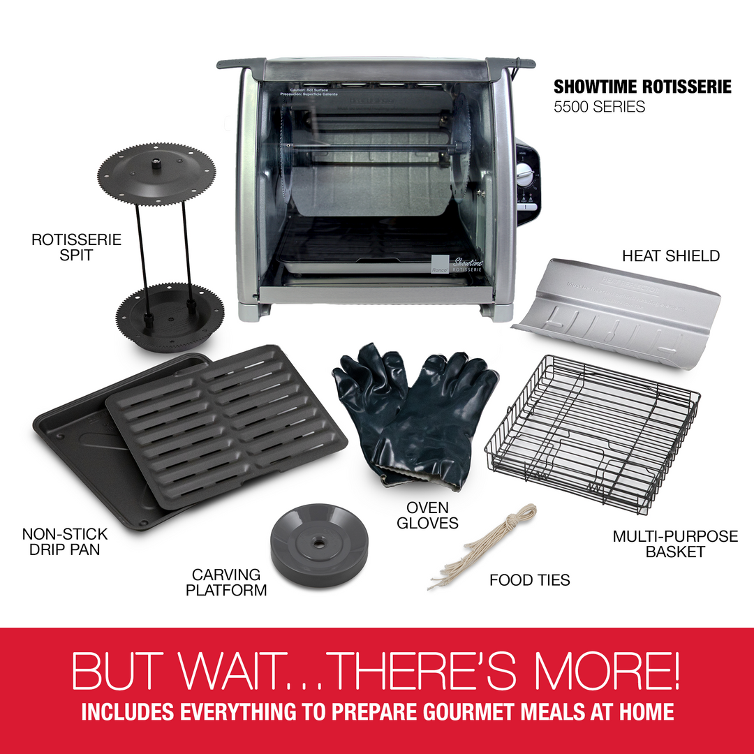 Ronco Showtime Modern Rotisserie, Stainless Steel