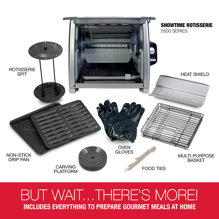 Ronco Showtime Modern Rotisserie, Stainless Steel