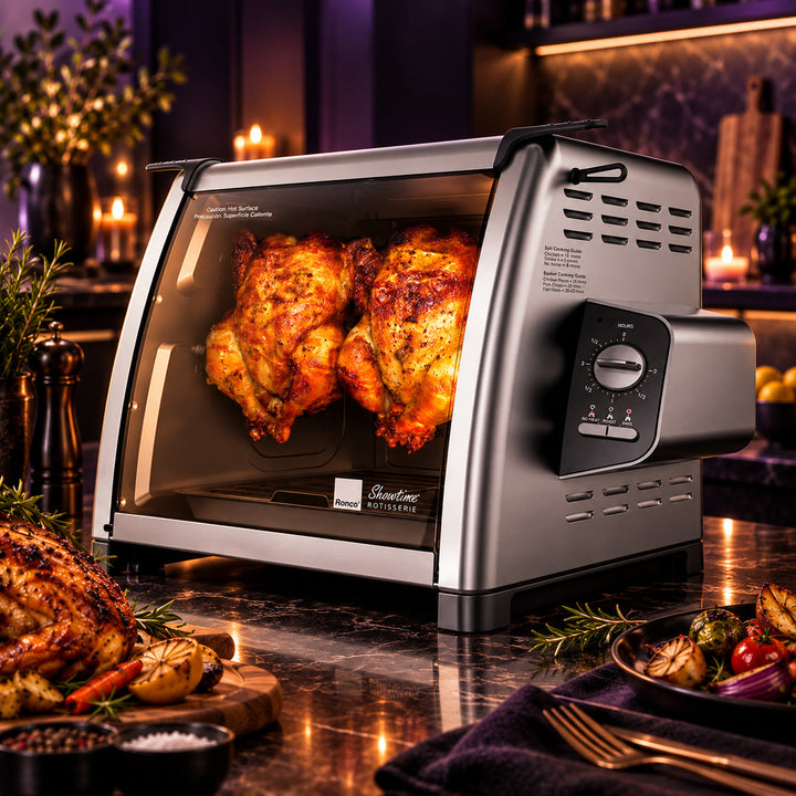 Ronco Showtime Modern Rotisserie, Stainless Steel