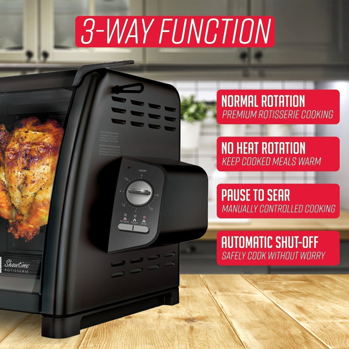 Ronco Showtime Modern Rotisserie, Black