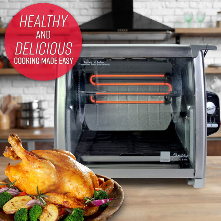Ronco Showtime Modern Rotisserie, Stainless Steel