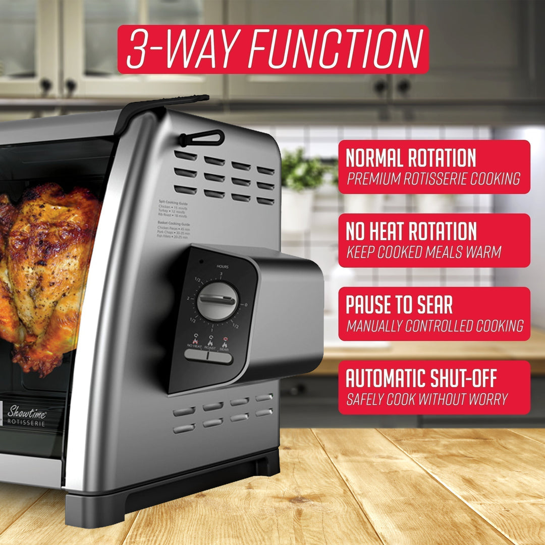 Ronco Showtime Modern Rotisserie, Stainless Steel