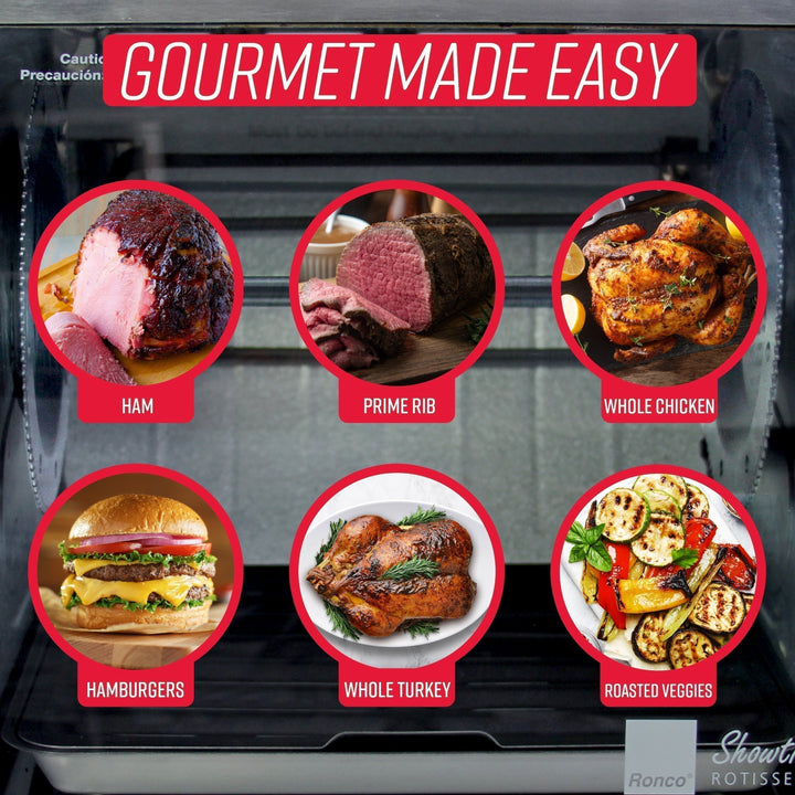 Ronco Showtime Modern Rotisserie, Stainless Steel
