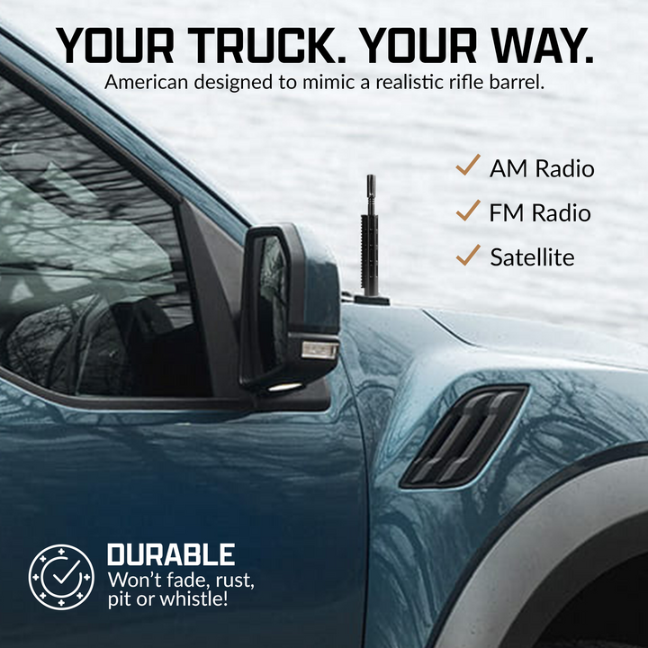 TruckTenna Rifle Barrel Antenna for Trucks