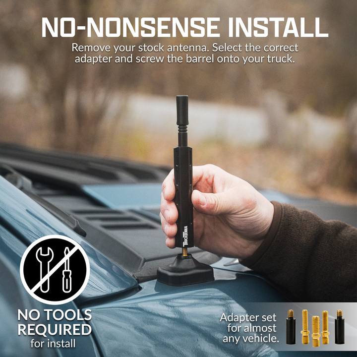 TruckTenna Rifle Barrel Antenna for Trucks