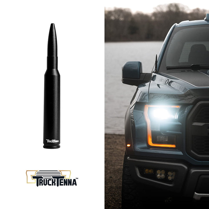 TruckTenna .50-Cal Bullet Antenna for Trucks, Aftermarket Stubby Antenna Replacement