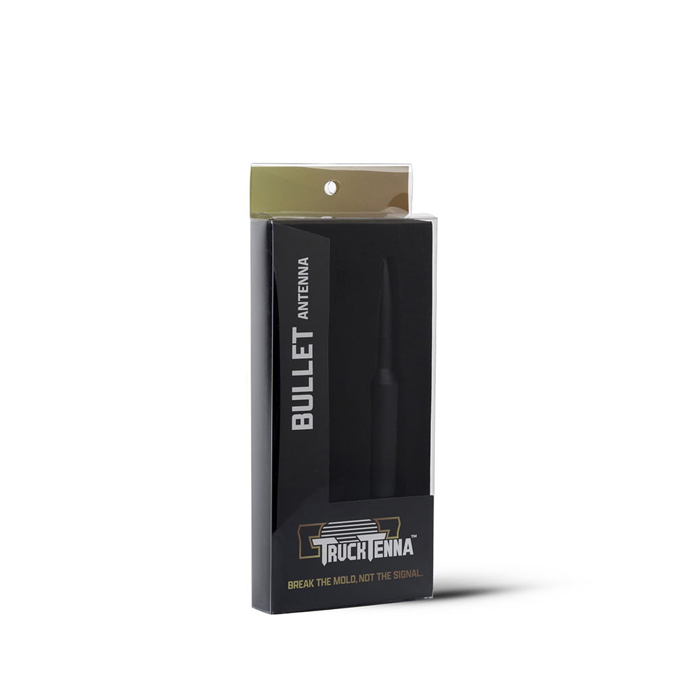 TruckTenna .50-Cal Bullet Antenna for Trucks, Aftermarket Stubby Antenna Replacement