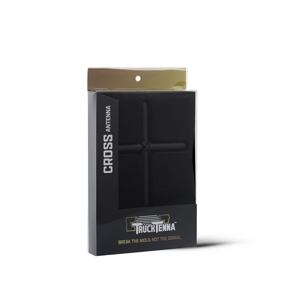 TruckTenna Cross Antenna for Trucks, Aftermarket Stubby Antenna Replacement