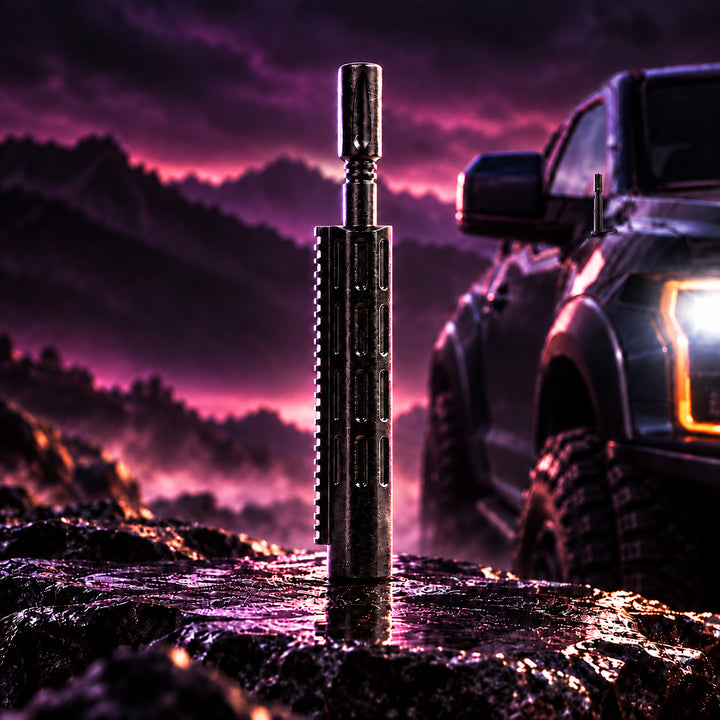 TruckTenna Rifle Barrel Antenna for Trucks, Aftermarket Stubby Antenna Replacement