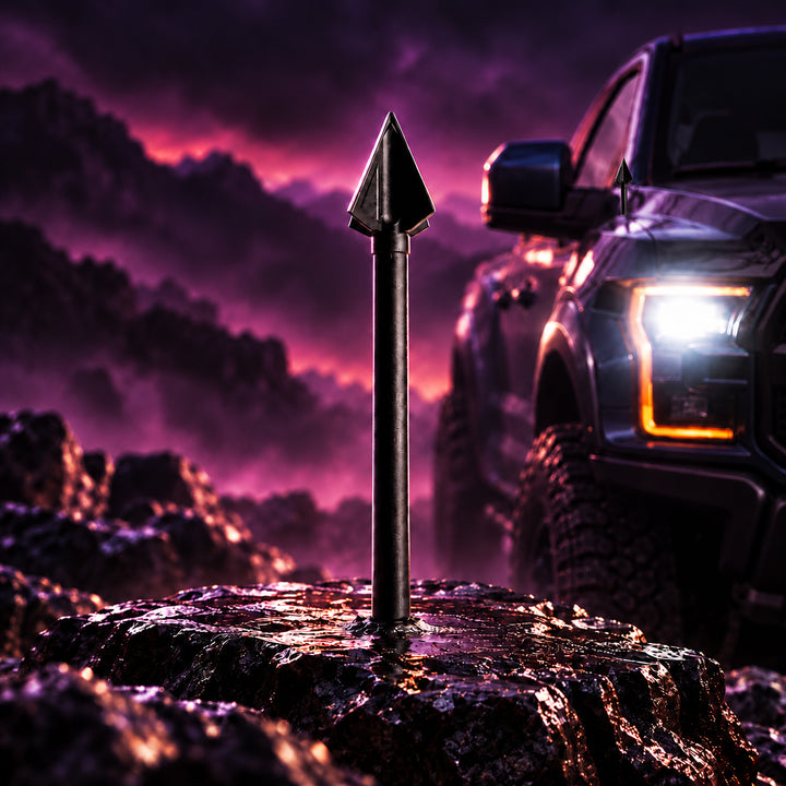 TruckTenna Arrow Antenna for Trucks, Aftermarket Stubby Antenna Replacement