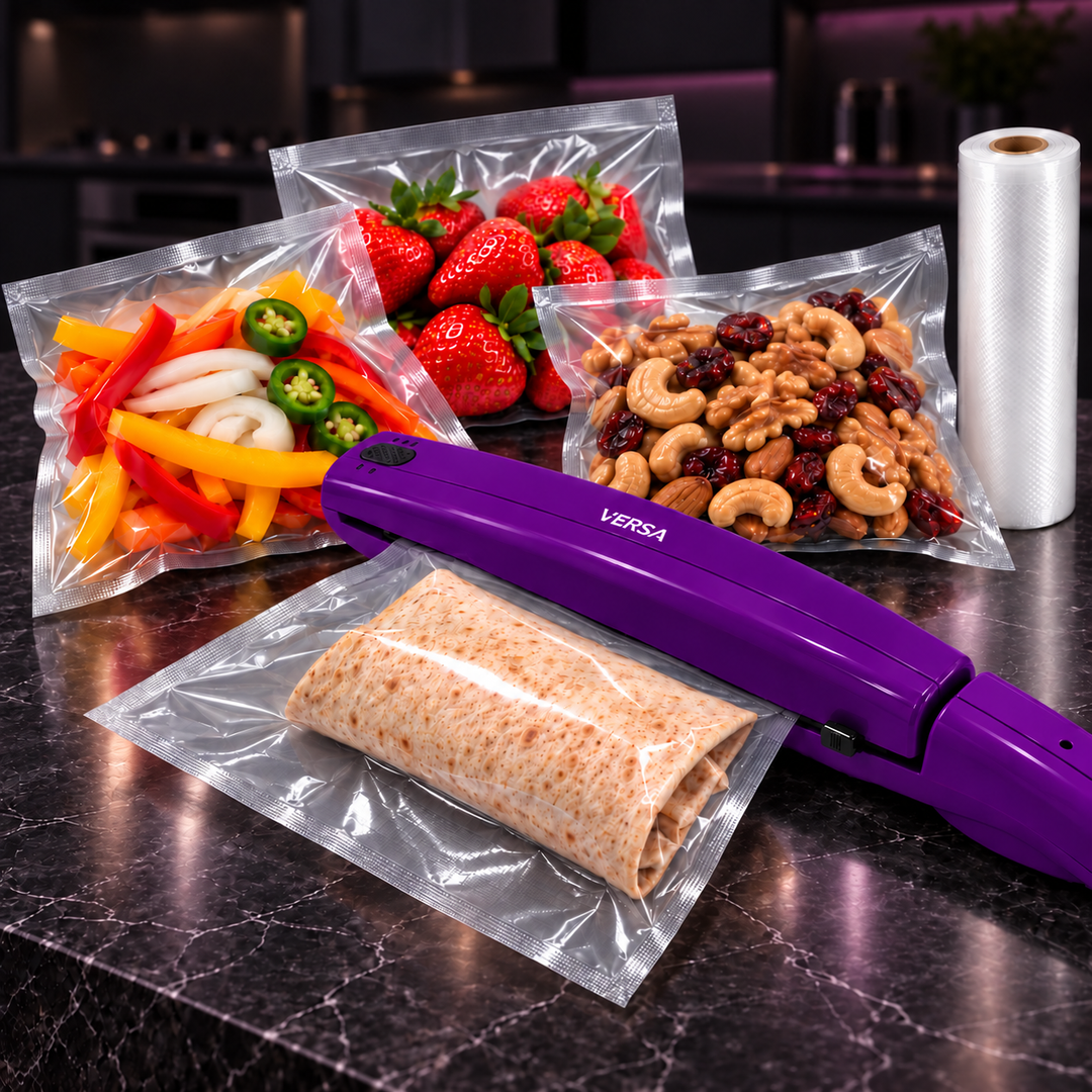 VERSA Handheld Bag Sealer – Impulse Heat Sealer Keeps Food Fresh