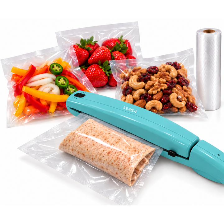 VERSA Handheld Bag Sealer – Impulse Heat Sealer Keeps Food Fresh