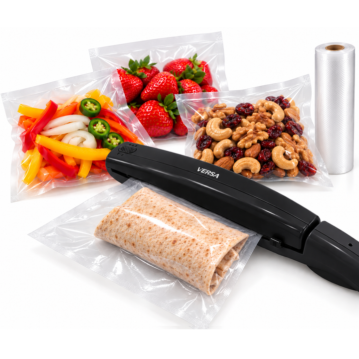 VERSA Handheld Bag Sealer – Impulse Heat Sealer Keeps Food Fresh