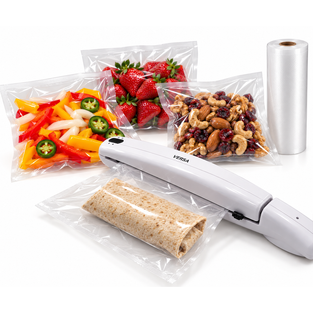 VERSA Handheld Bag Sealer – Impulse Heat Sealer Keeps Food Fresh