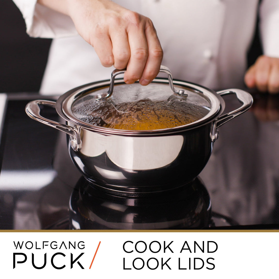 Wolfgang Puck 6-Piece Stainless Steel Pots and Pans
